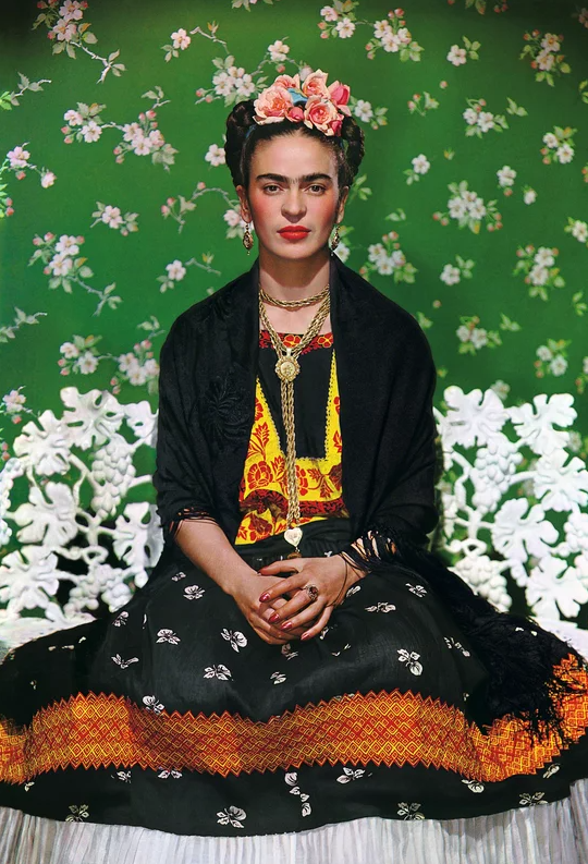 Nickolas Muray Frida on Bench New York