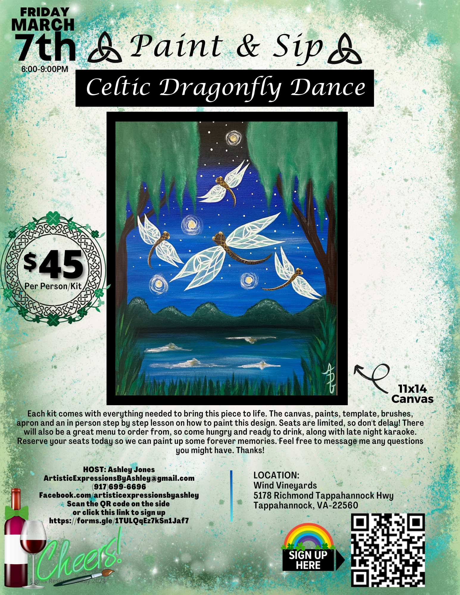 Celtic Dragonfly Dance Flyer WV