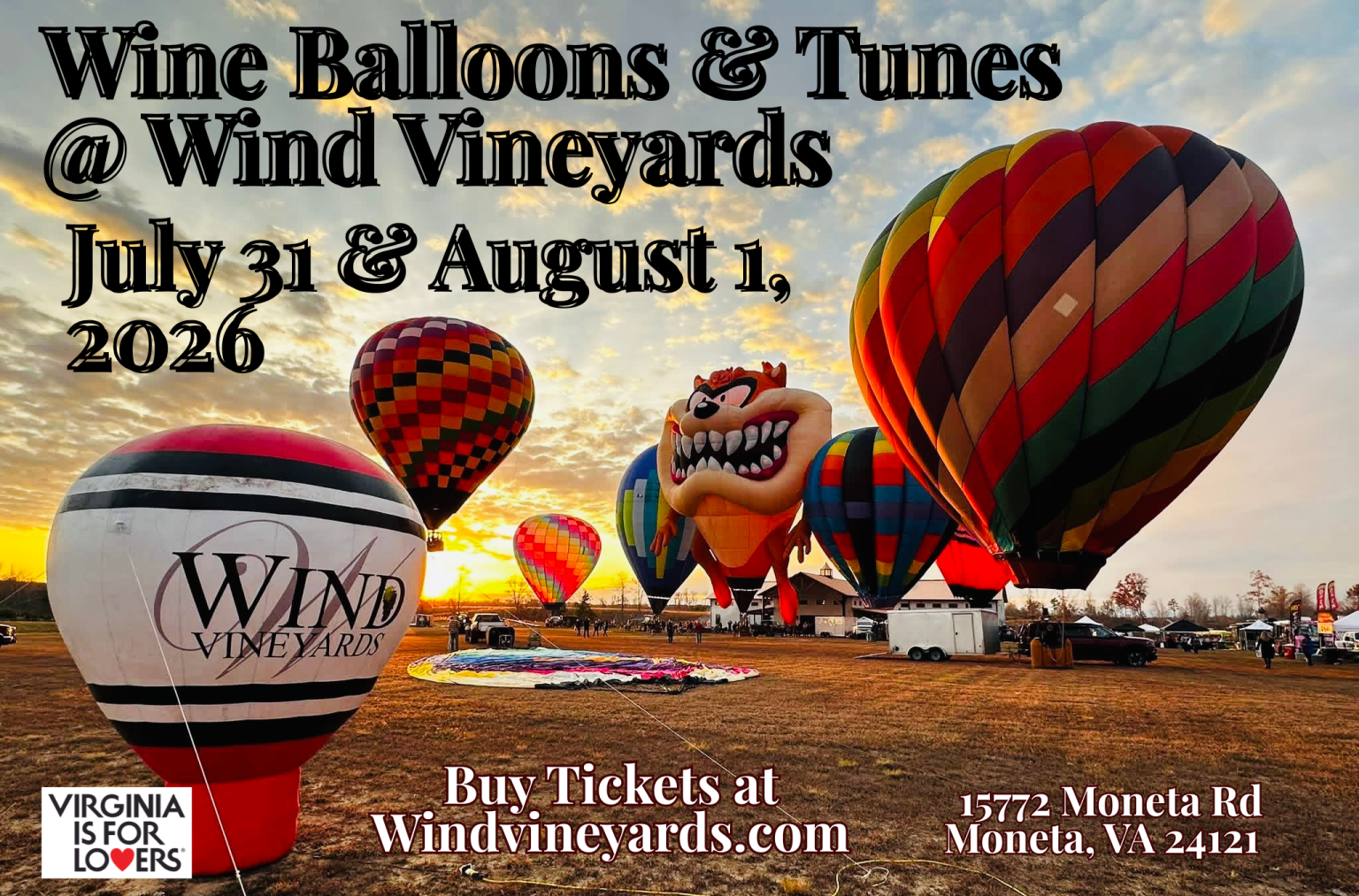 Wine Balloons and Tunes Julyaug