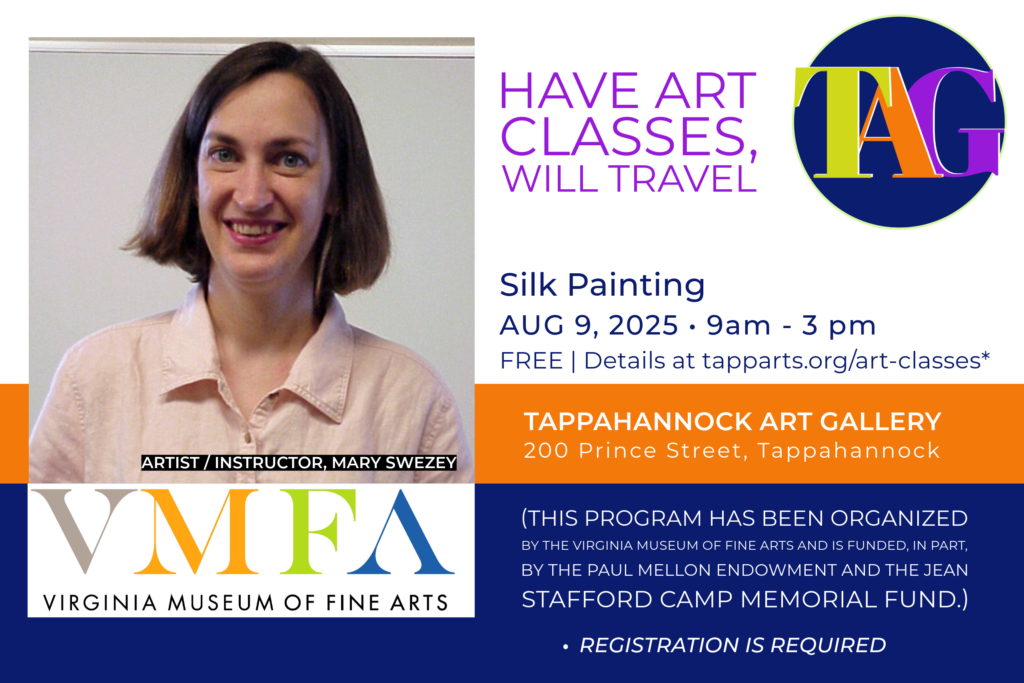 VMFA Art CLASSES VMFA Art CLASSES Silk Painting AUG x