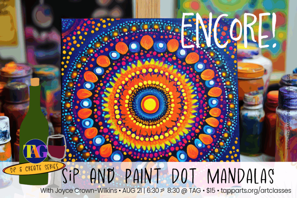 Sip Create Dot Mandalas AUG Sip Create Dot Mandalas x ()