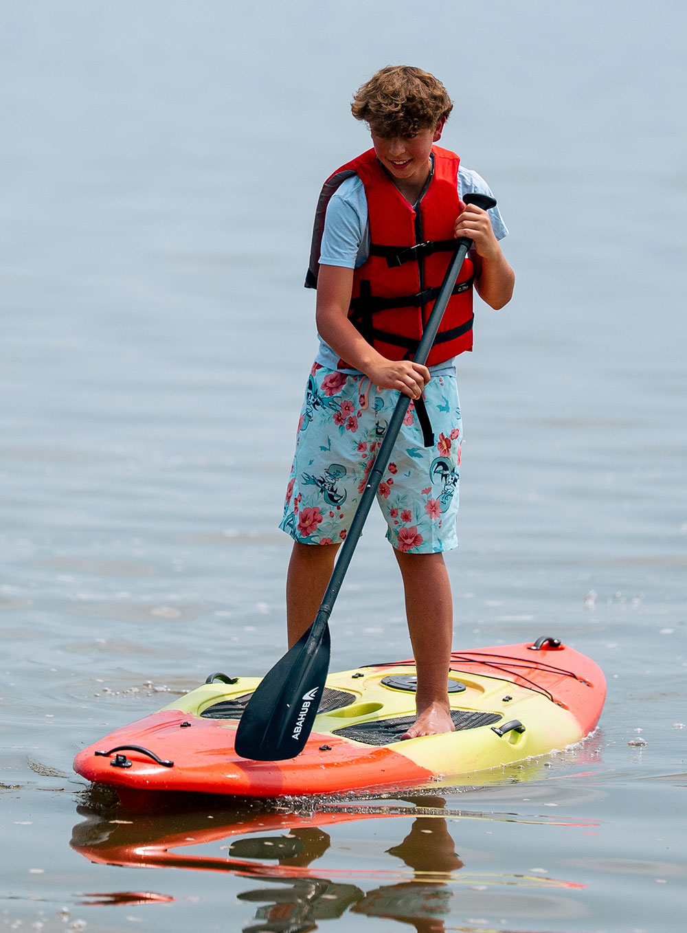 Taking a kayak out on the water